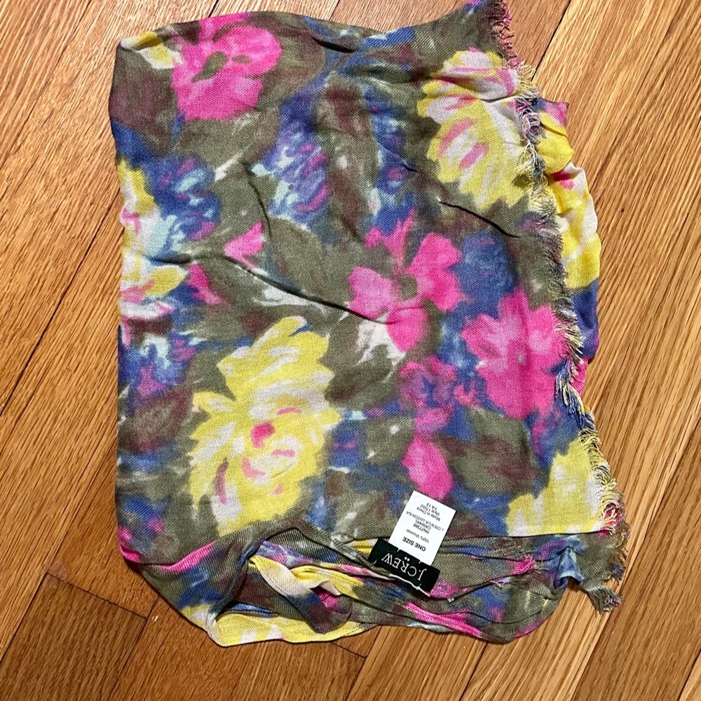 Floral JCrew scarf
